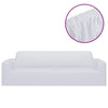 Vidaxl trois banques couvrantes de banque stretch polyester jersey blanc