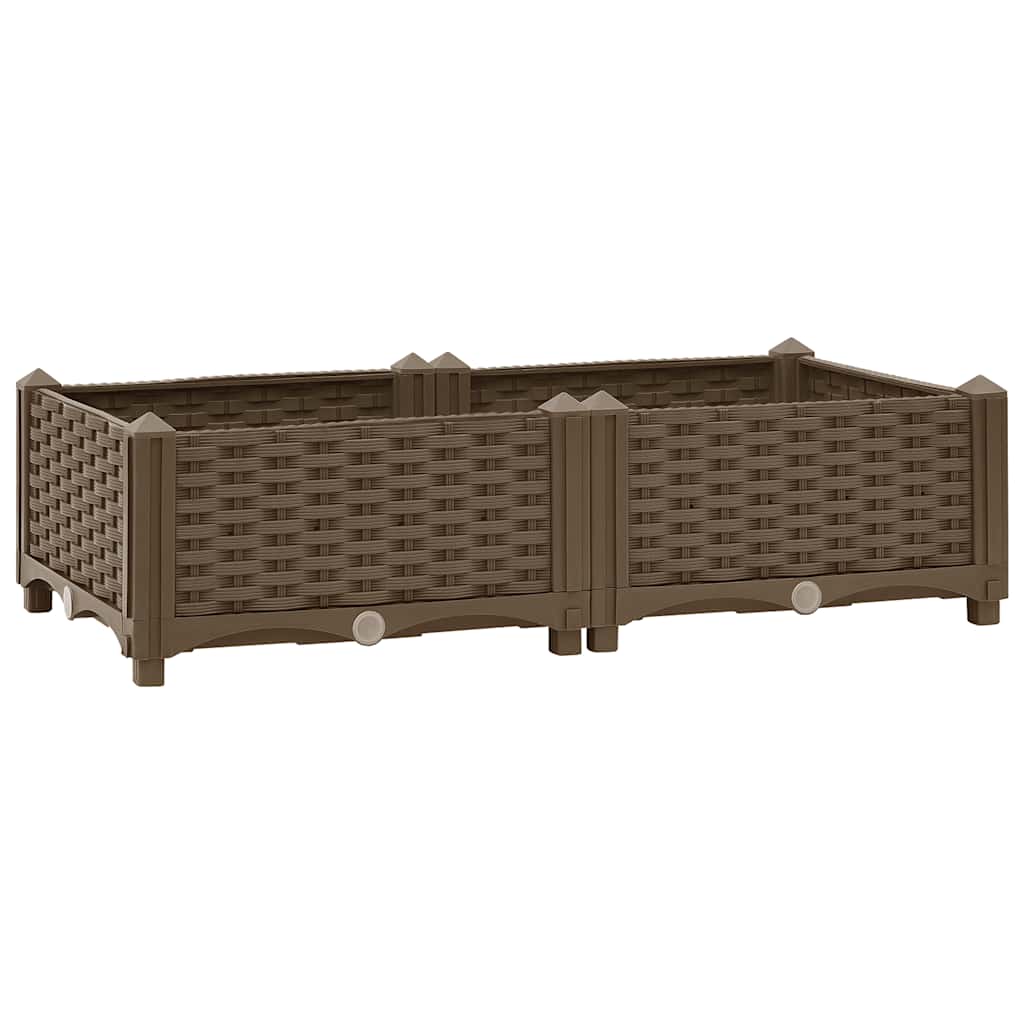 Vidaxl Planter surélevé 80x40x23 cm en polypropylène
