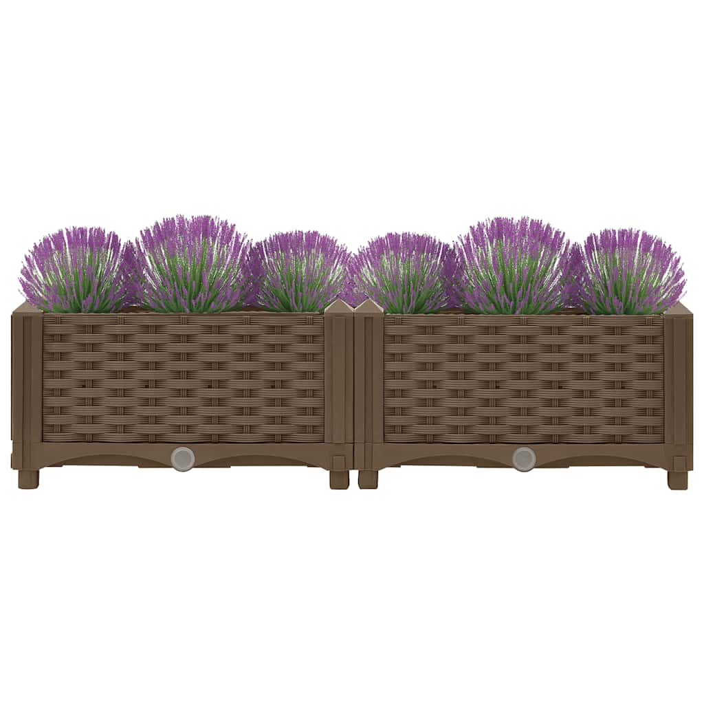 Vidaxl Planter surélevé 80x40x23 cm en polypropylène