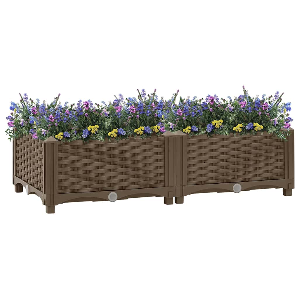 Vidaxl Planter surélevé 80x40x23 cm en polypropylène