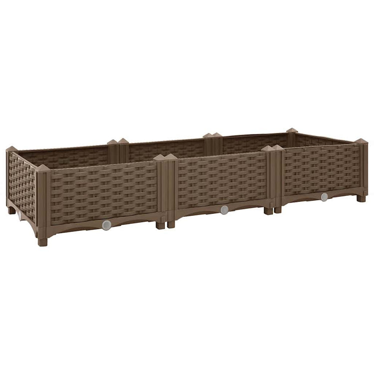 Vidaxl Planter enlevé 120x40x23 cm en polypropylène