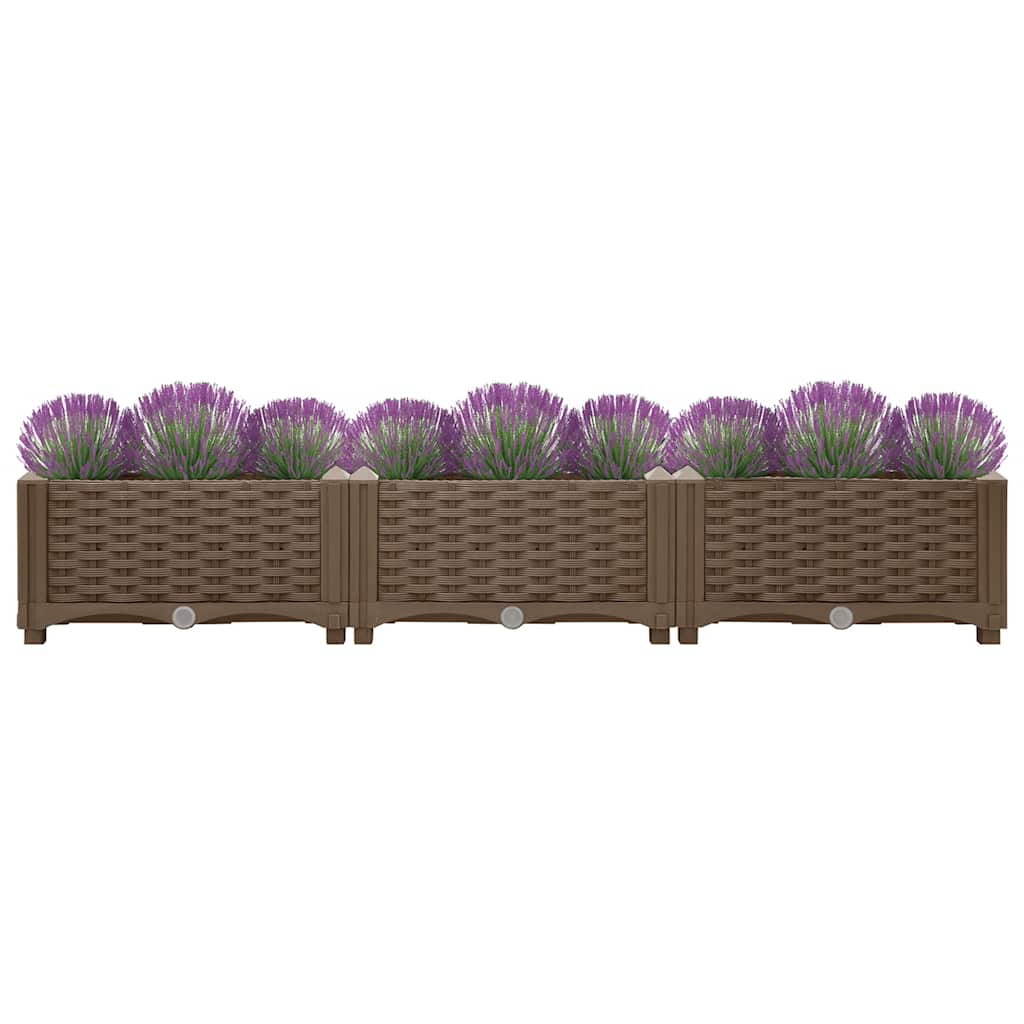 Vidaxl Planter enlevé 120x40x23 cm en polypropylène