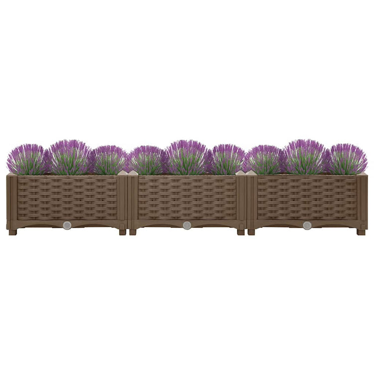 Vidaxl Planter enlevé 120x40x23 cm en polypropylène