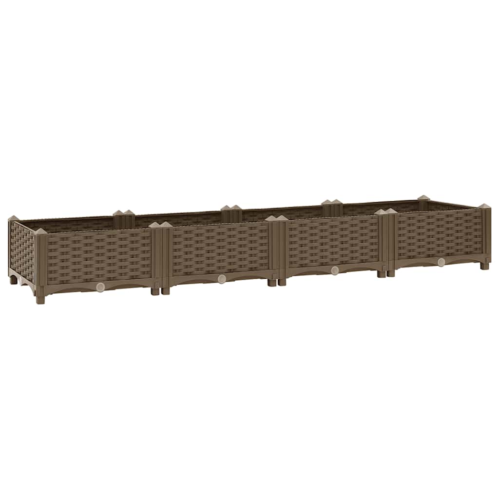 Vidaxl Planter élevé 160x40x23 cm en polypropylène