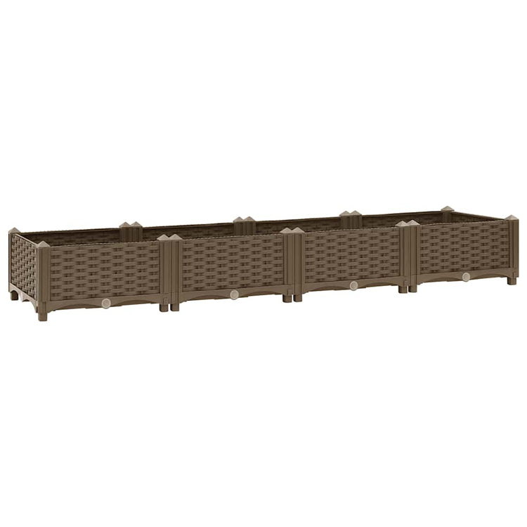 Vidaxl Planter élevé 160x40x23 cm en polypropylène