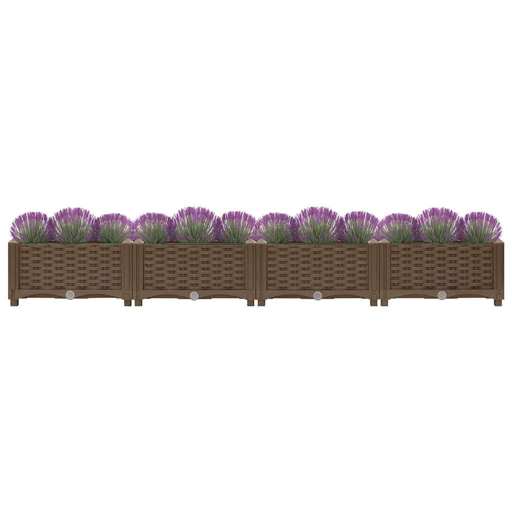 Vidaxl Planter élevé 160x40x23 cm en polypropylène