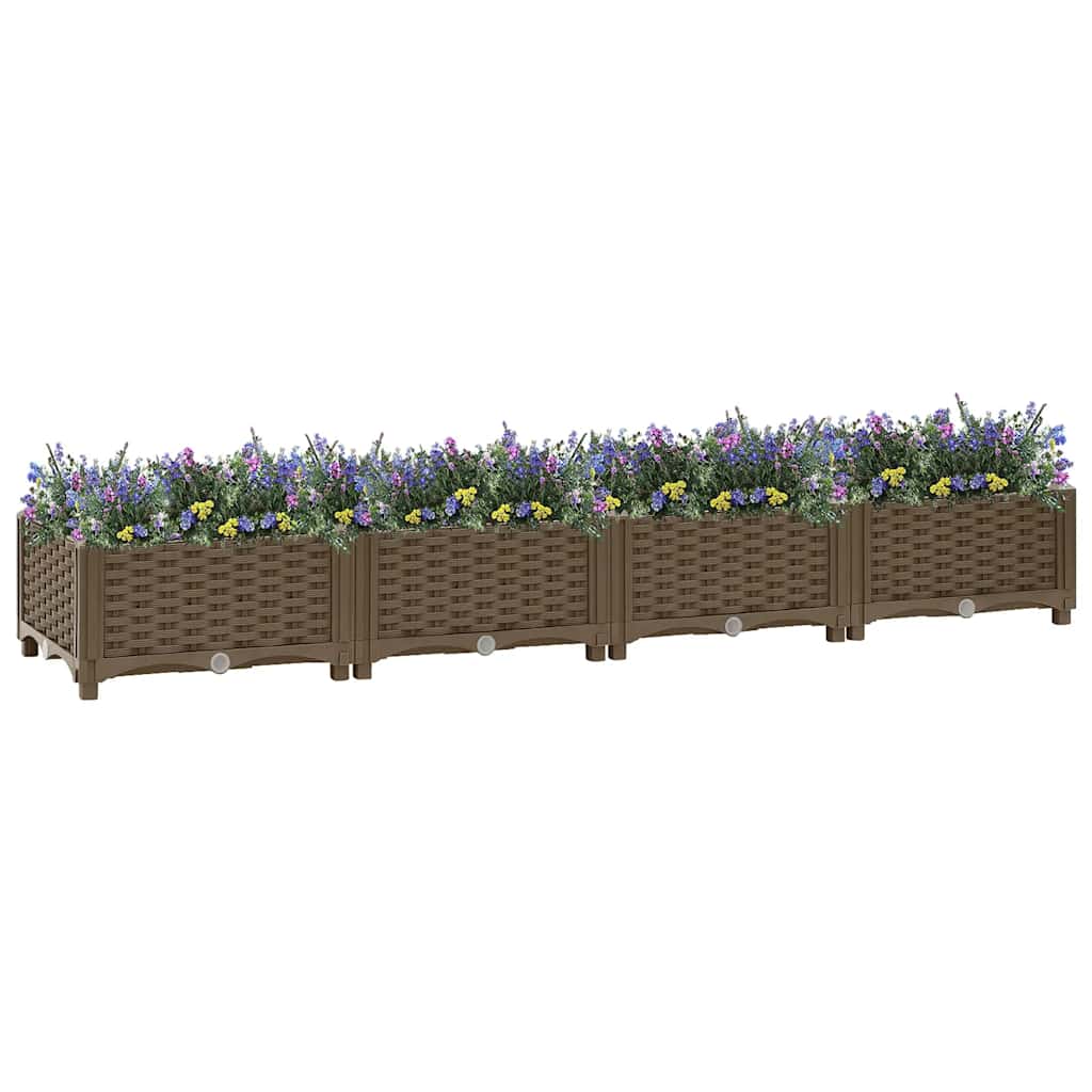 Vidaxl Planter élevé 160x40x23 cm en polypropylène