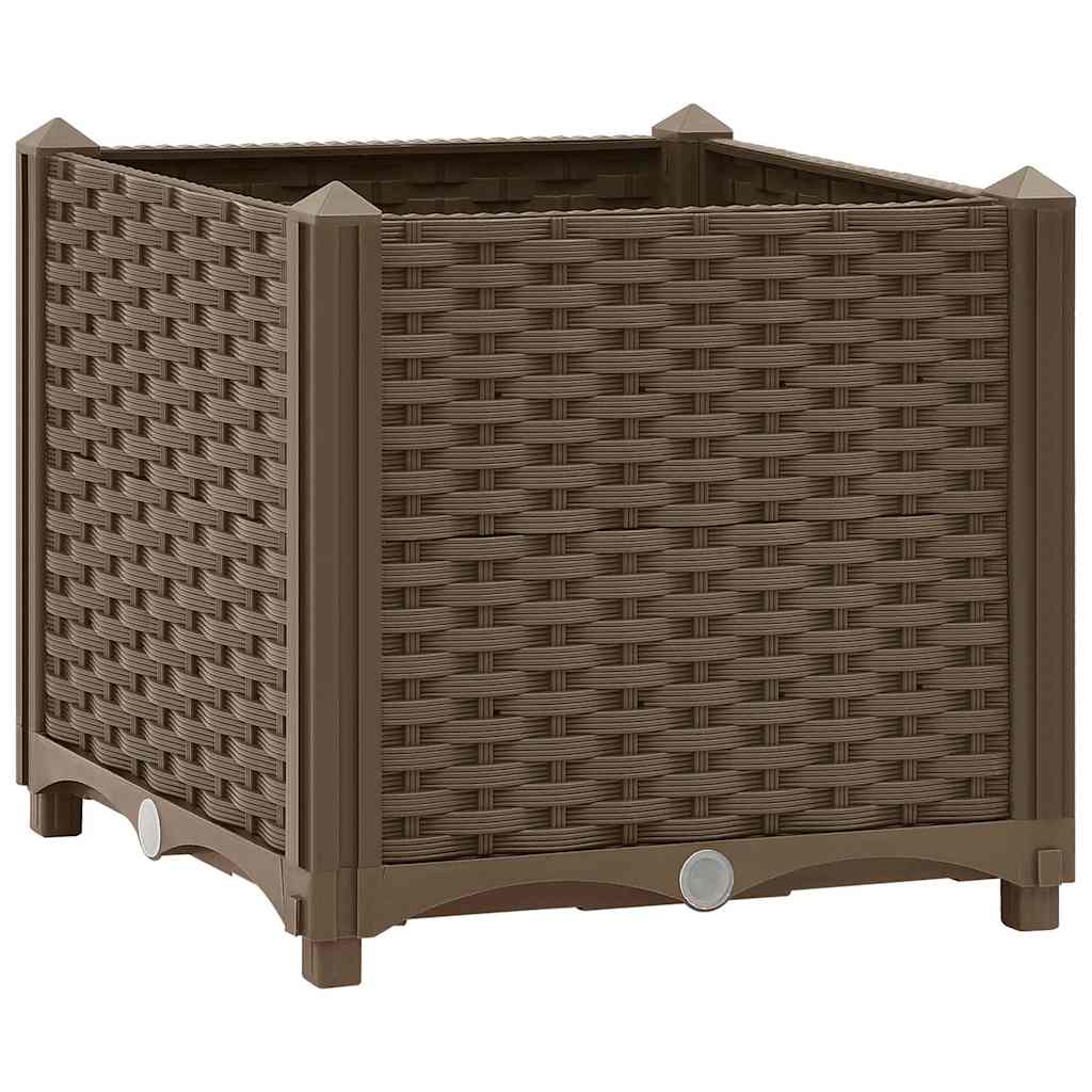 Planteur Vidaxl surélevé 40x40x38 cm en polypropylène