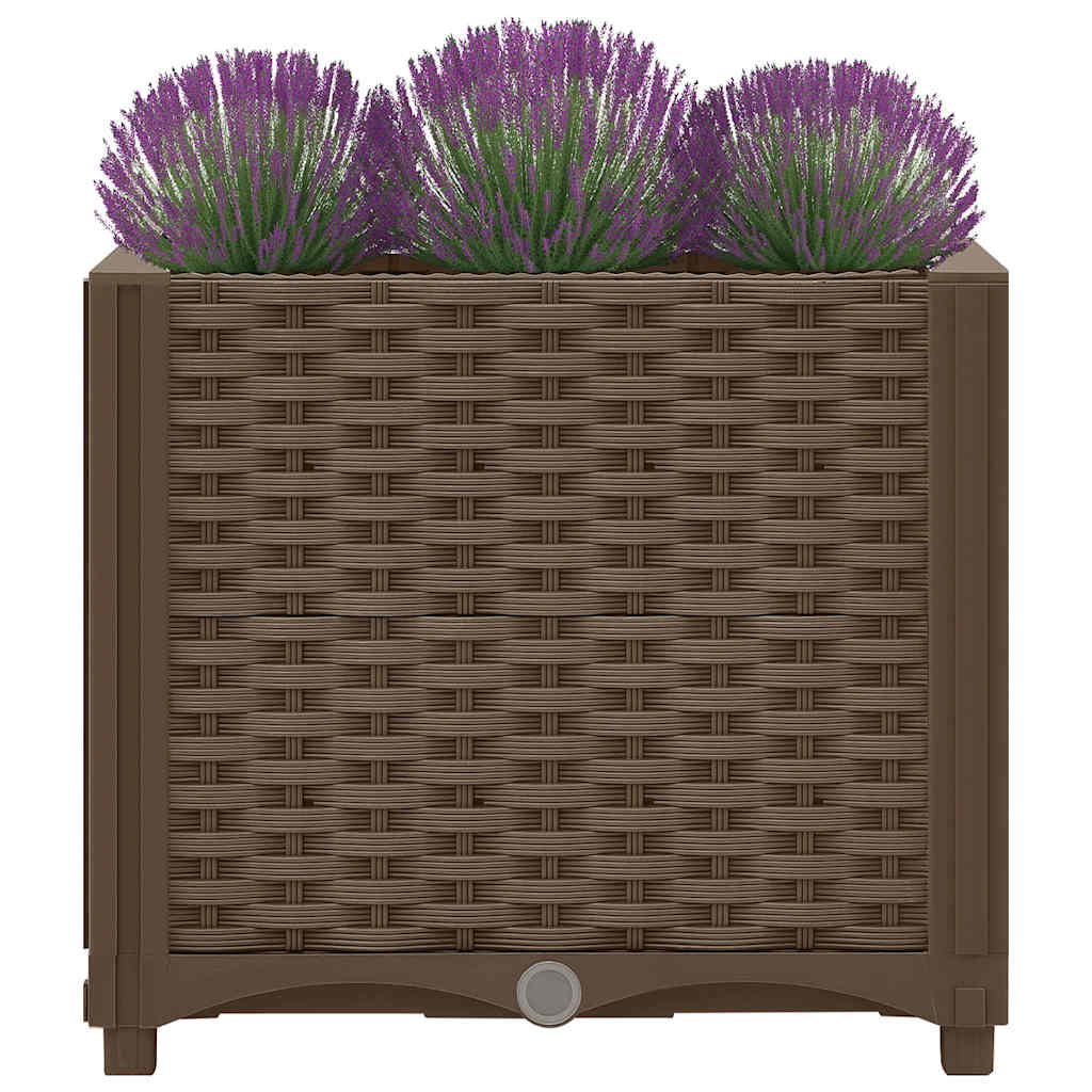 Planteur Vidaxl surélevé 40x40x38 cm en polypropylène