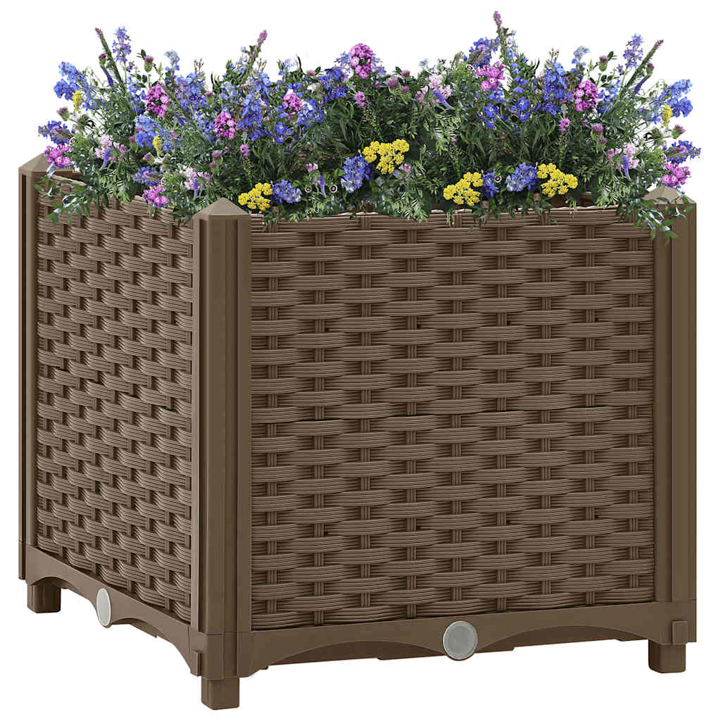 Planteur Vidaxl surélevé 40x40x38 cm en polypropylène