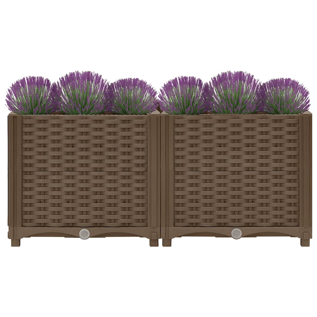 INSTERT PLANTER VIDAXL 80X40X38 CM Polypropylène
