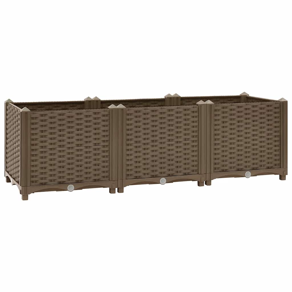 Vidaxl Planter enlevé 120x40x38 cm en polypropylène