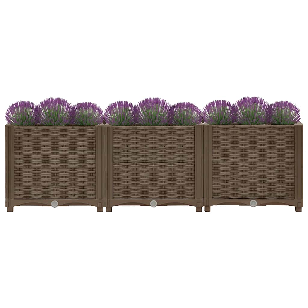 Vidaxl Planter enlevé 120x40x38 cm en polypropylène