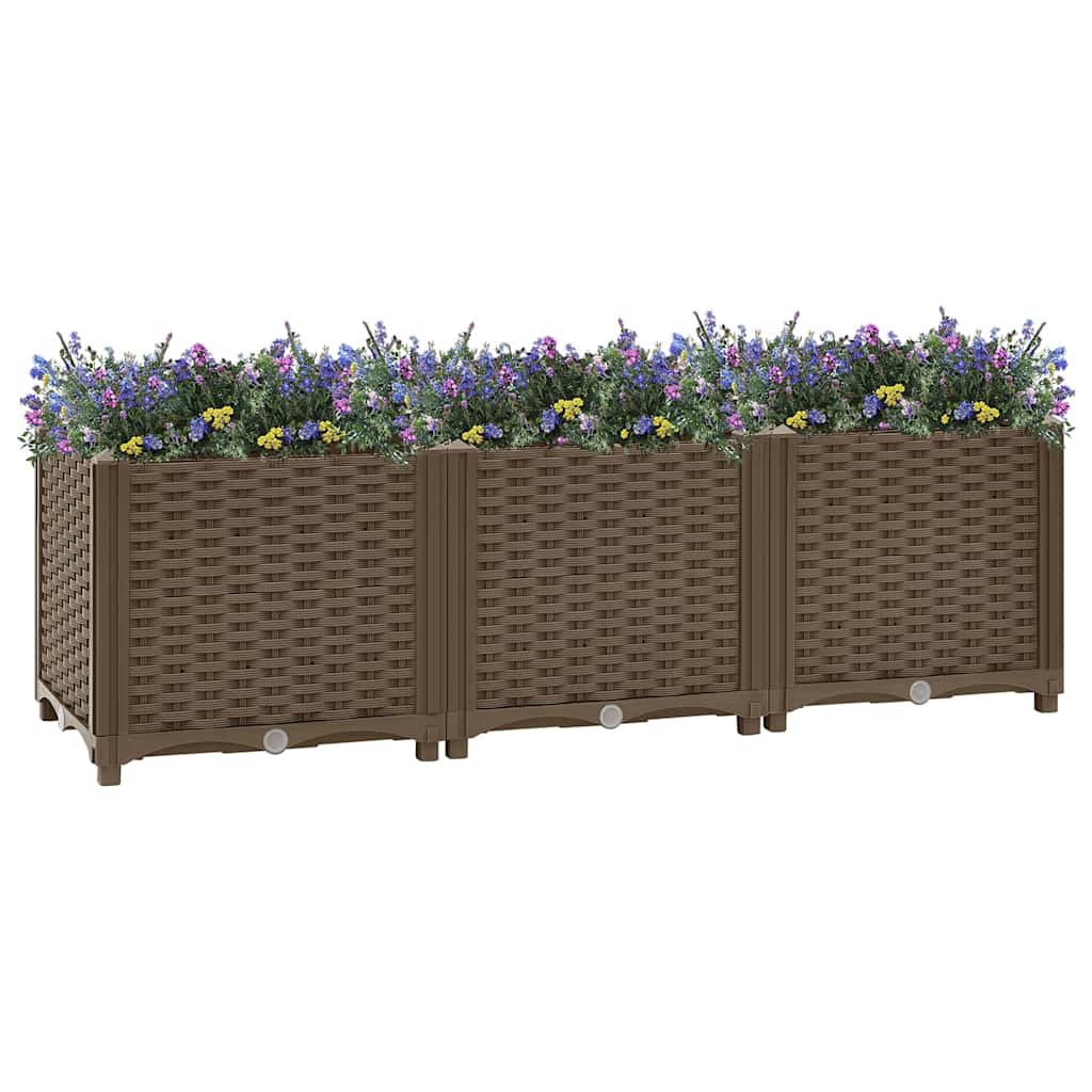 Vidaxl Planter enlevé 120x40x38 cm en polypropylène
