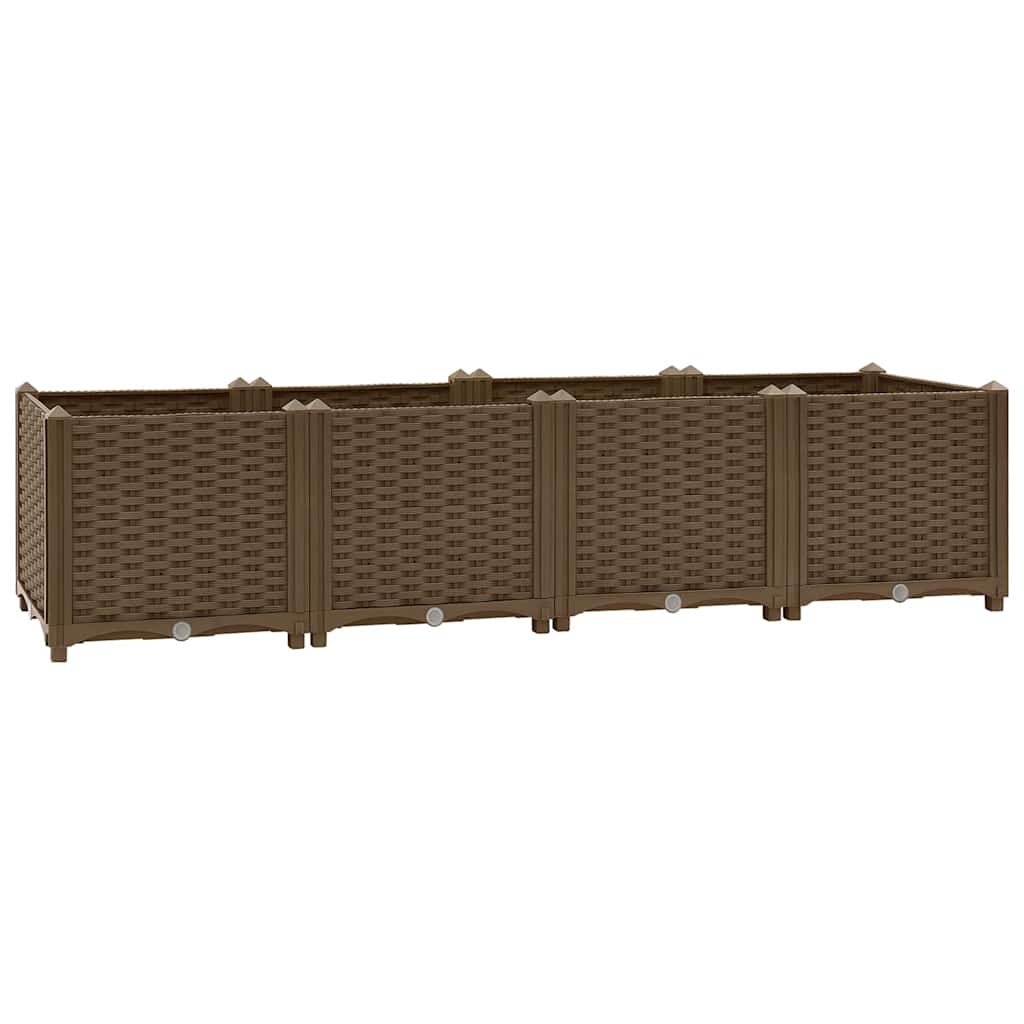 Vidaxl Planter élevé 160x40x38 cm en polypropylène