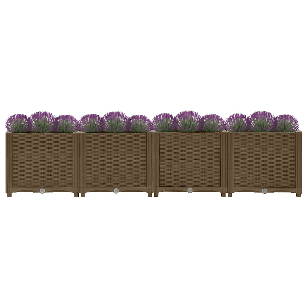 Vidaxl Planter élevé 160x40x38 cm en polypropylène