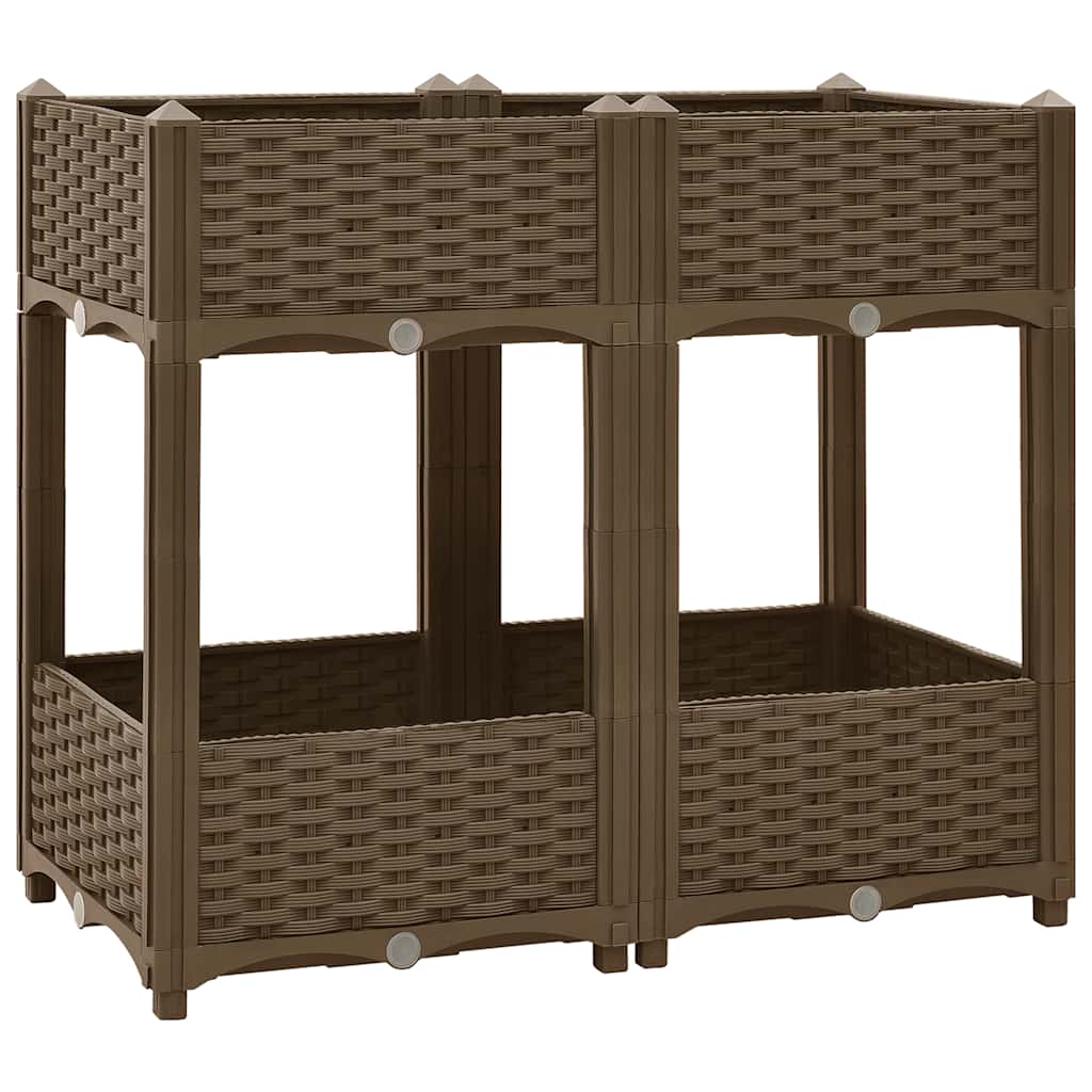 Vidaxl Planter surélevé 80x40x71 cm en polypropylène