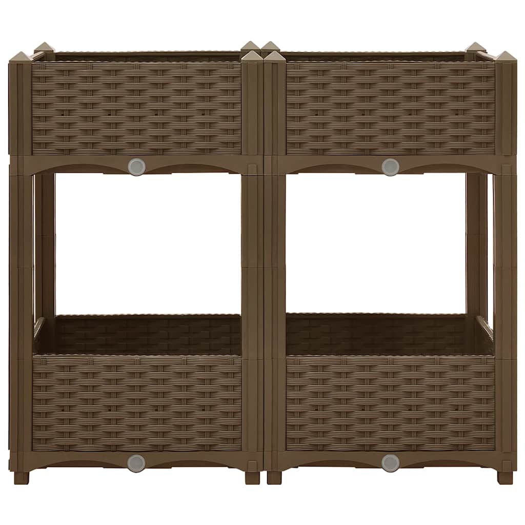 Vidaxl Planter surélevé 80x40x71 cm en polypropylène