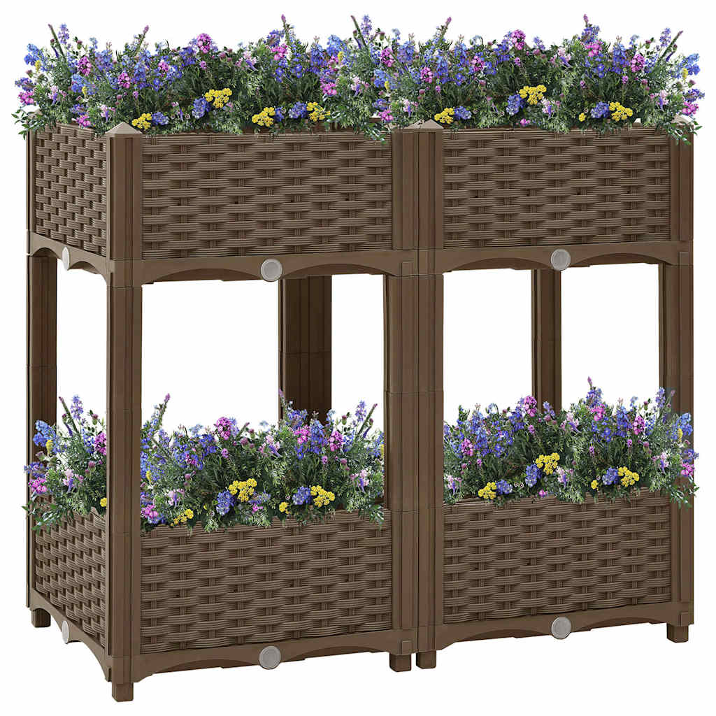 Vidaxl Planter surélevé 80x40x71 cm en polypropylène