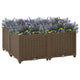 Vidaxl Planter surélevé 80x80x38 cm en polypropylène