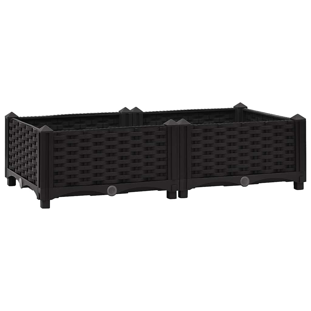 Vidaxl Planter surélevé 80x40x23 cm en polypropylène