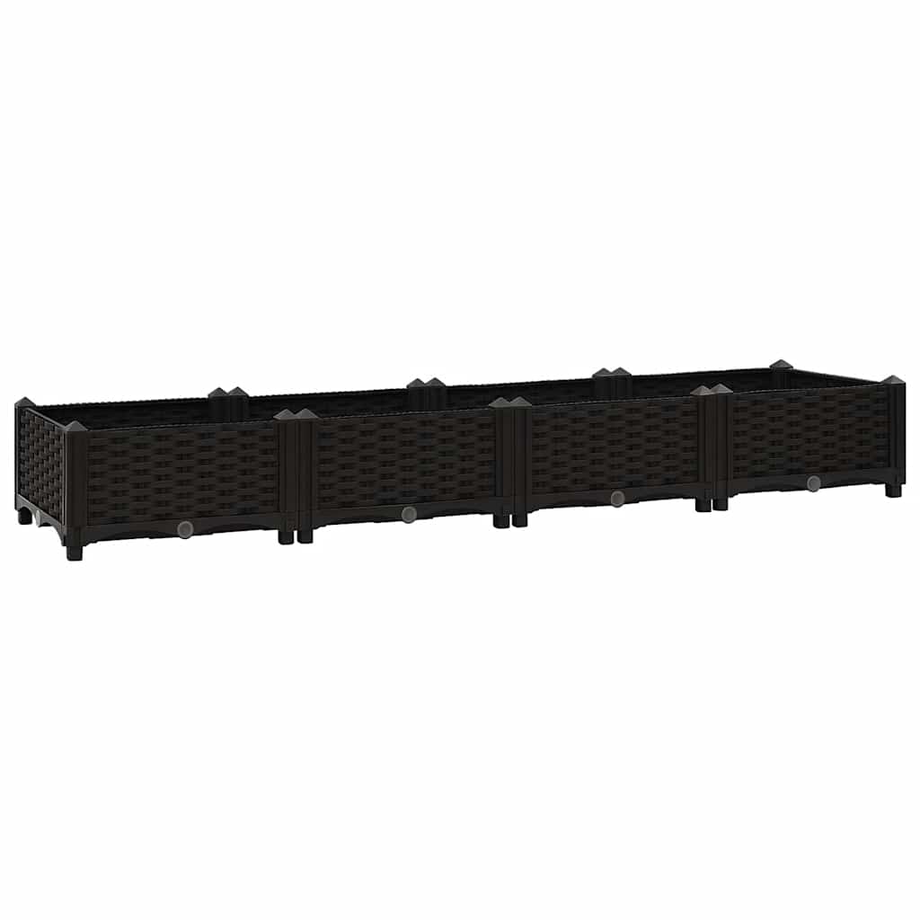 Vidaxl Planter élevé 160x40x23 cm en polypropylène