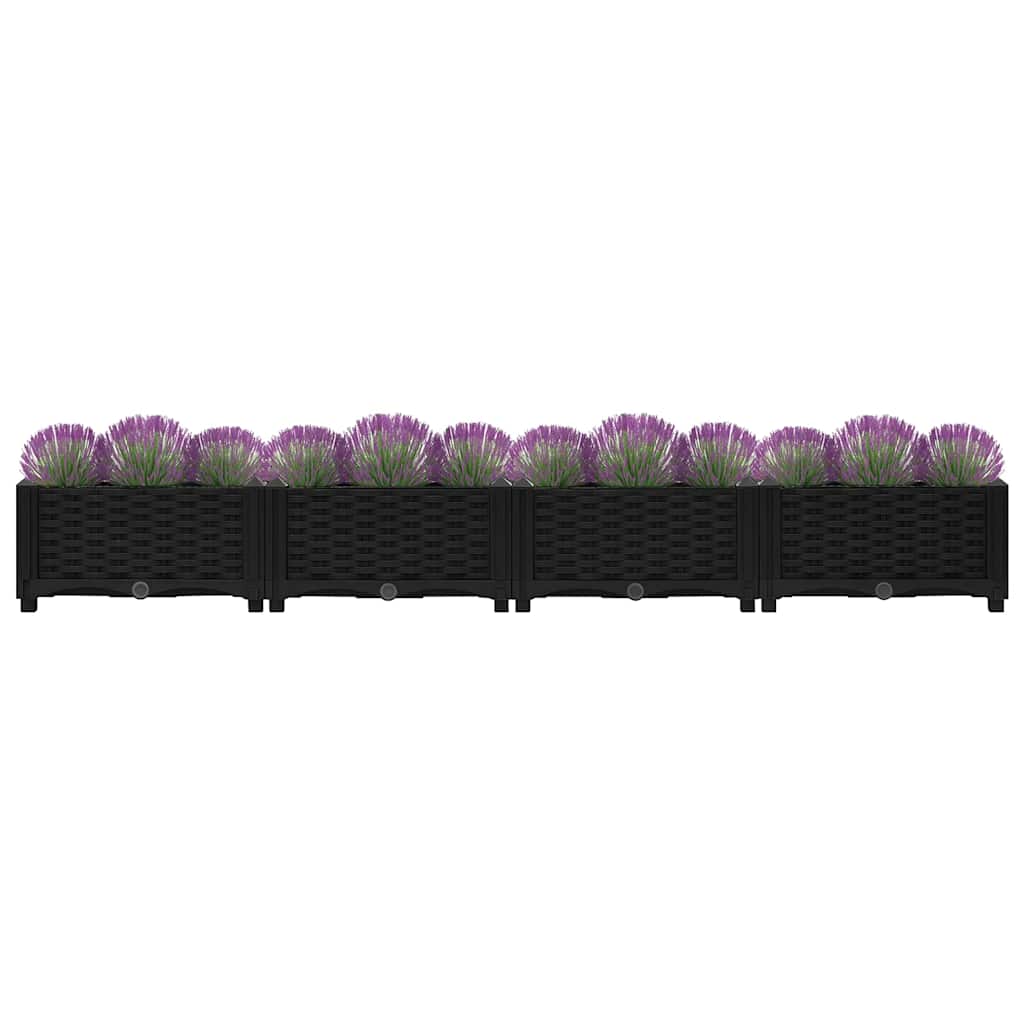 Vidaxl Planter élevé 160x40x23 cm en polypropylène