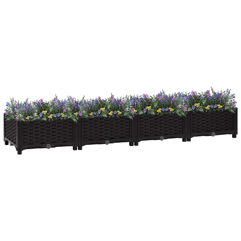Vidaxl Planter élevé 160x40x23 cm en polypropylène