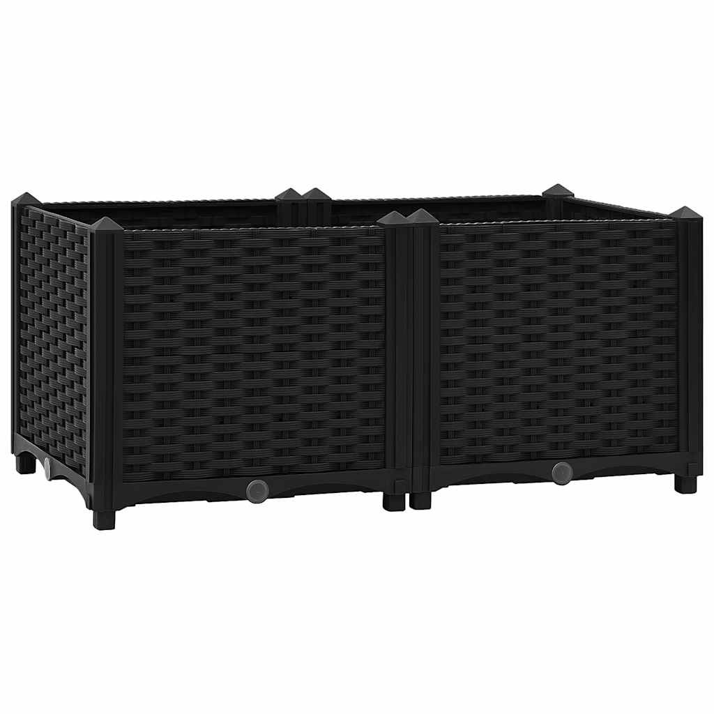 INSTERT PLANTER VIDAXL 80X40X38 CM Polypropylène