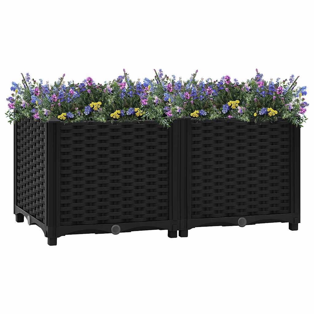 INSTERT PLANTER VIDAXL 80X40X38 CM Polypropylène