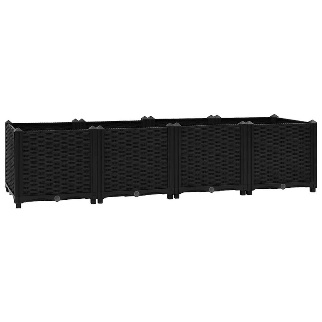 Vidaxl Planter élevé 160x40x38 cm en polypropylène