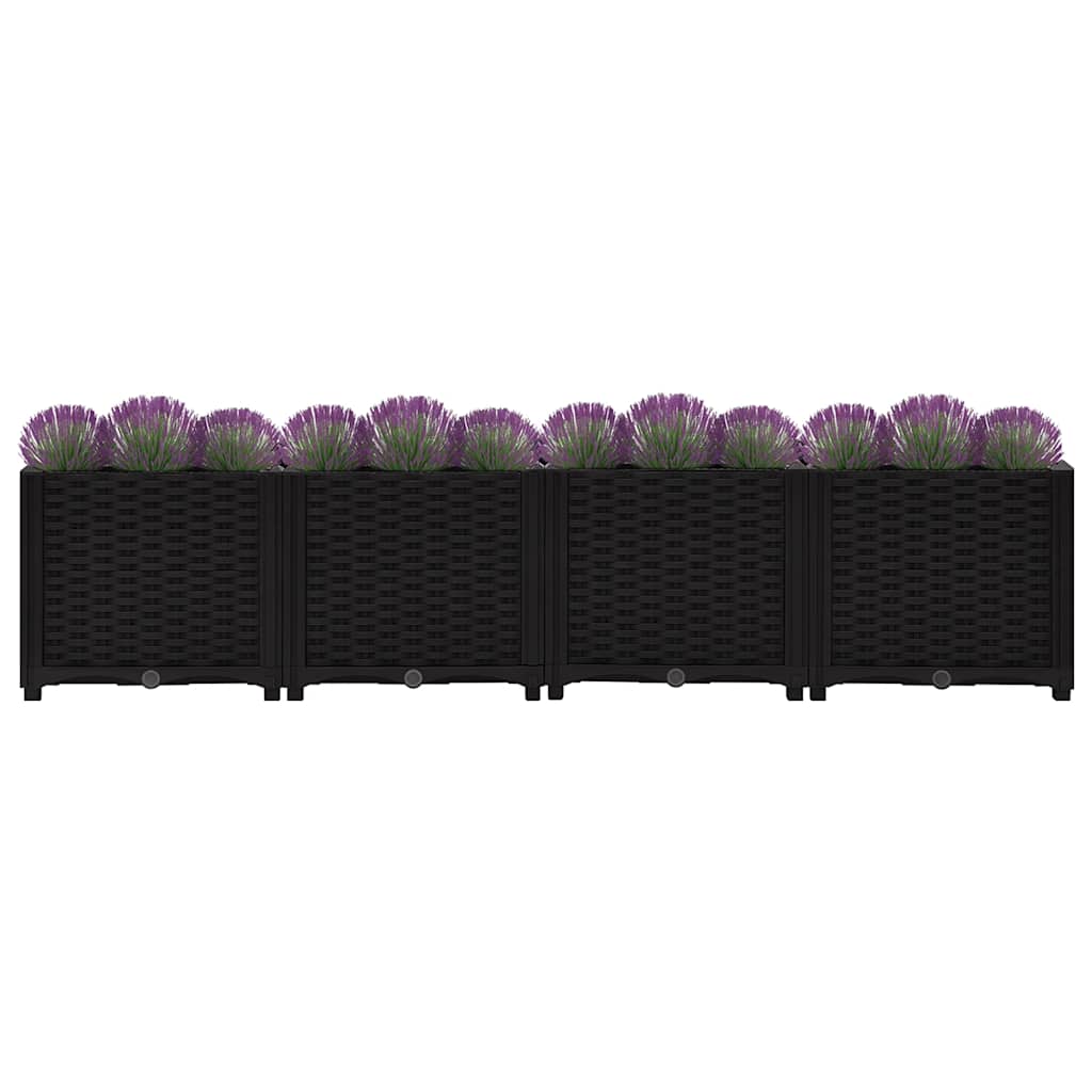 Vidaxl Planter élevé 160x40x38 cm en polypropylène