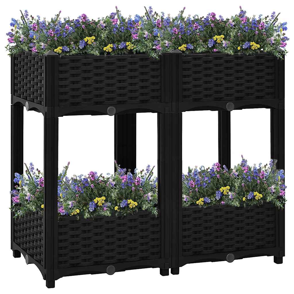 Vidaxl Planter surélevé 80x40x71 cm en polypropylène