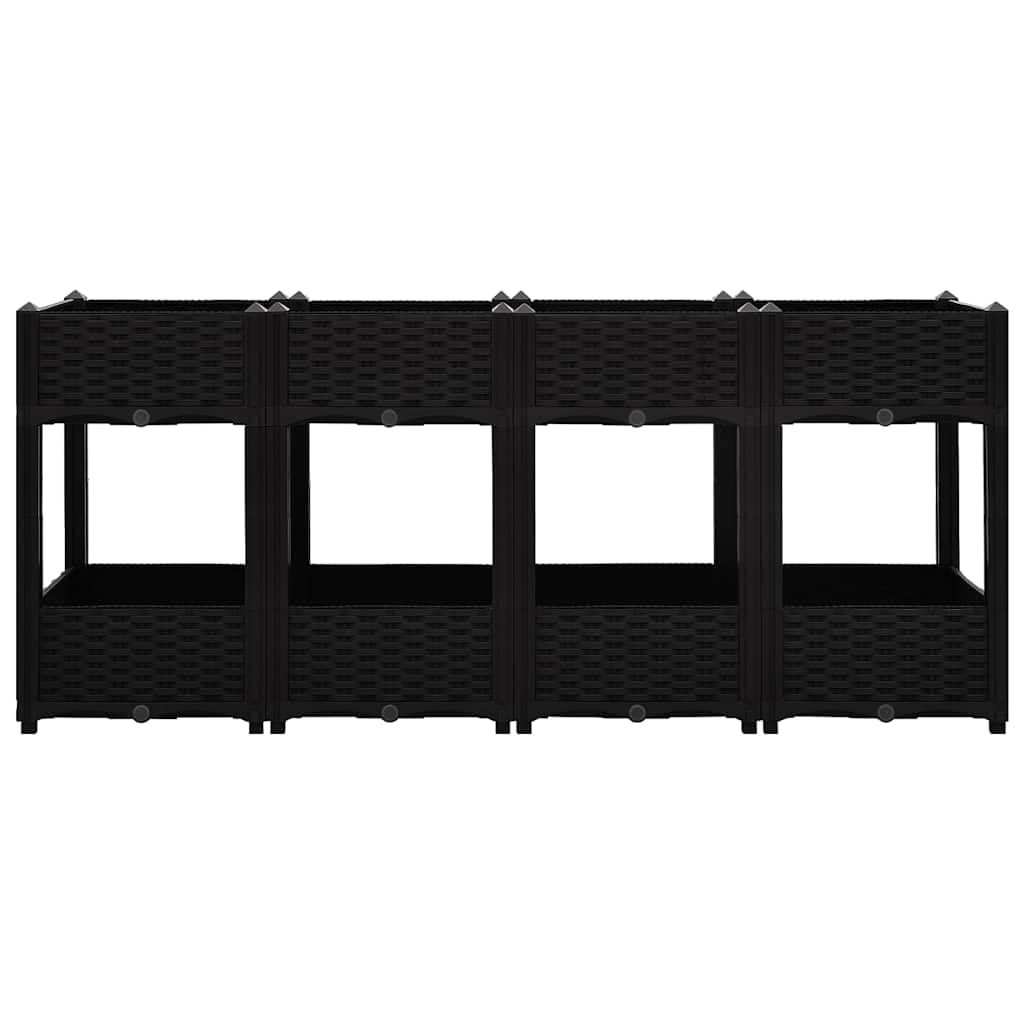 Vidaxl Planter élevé 160x40x71 cm en polypropylène