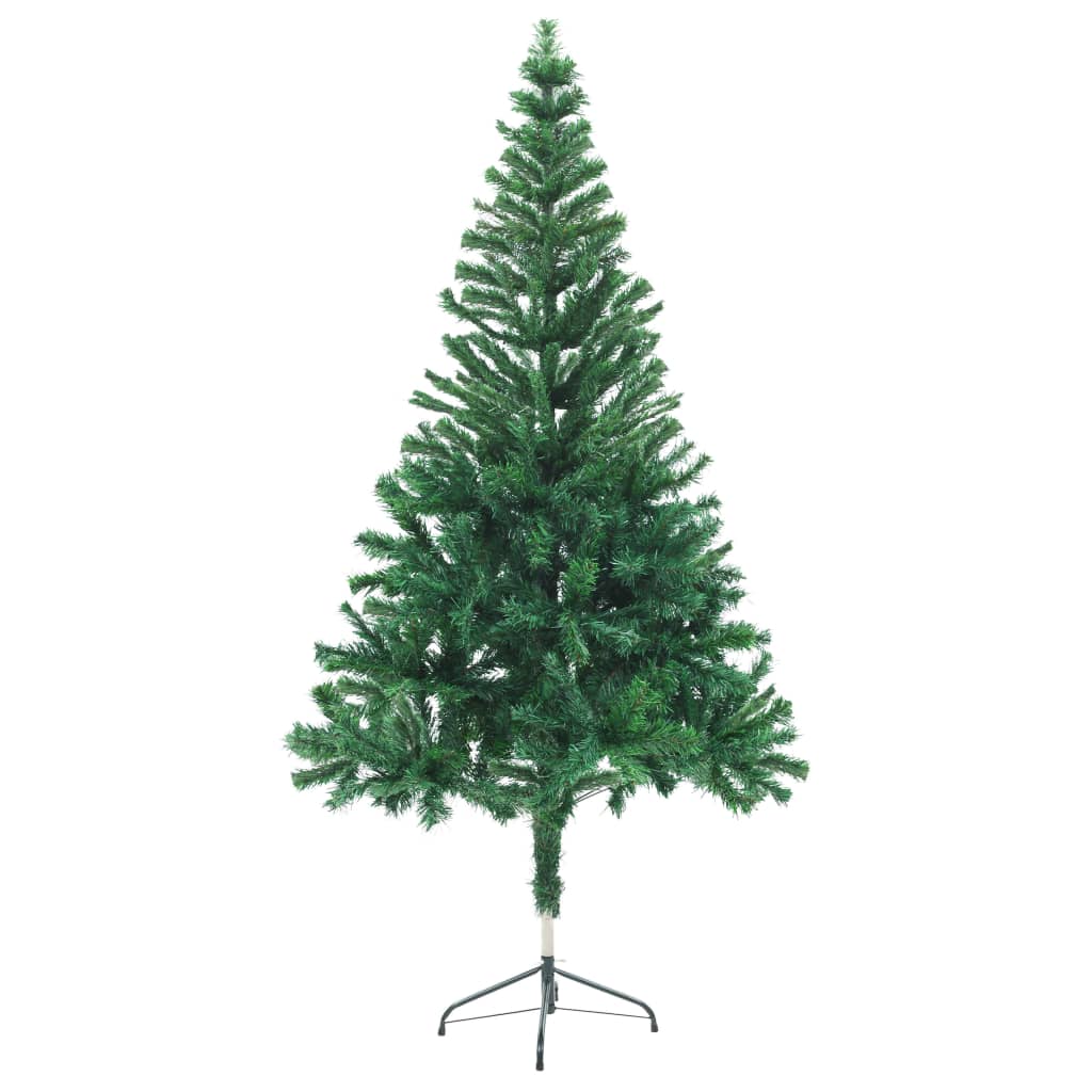 Vidaxl kunstkerstboom avec éclairage et balles de Noël 380 branches 150 cm