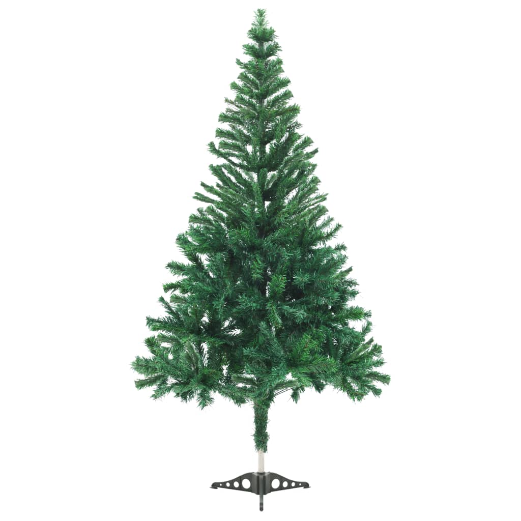 Vidaxl kunstkerstboom avec éclairage et balles de Noël 546 branches 180 cm