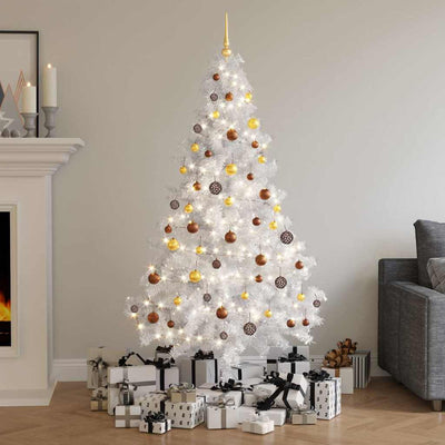 Vidaxl kunstkerstboom avec éclairage et balles de Noël 620 branches 180 cm