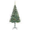 Vidaxl kunstkerstboom avec éclairage balles de Noël pins 180 cm