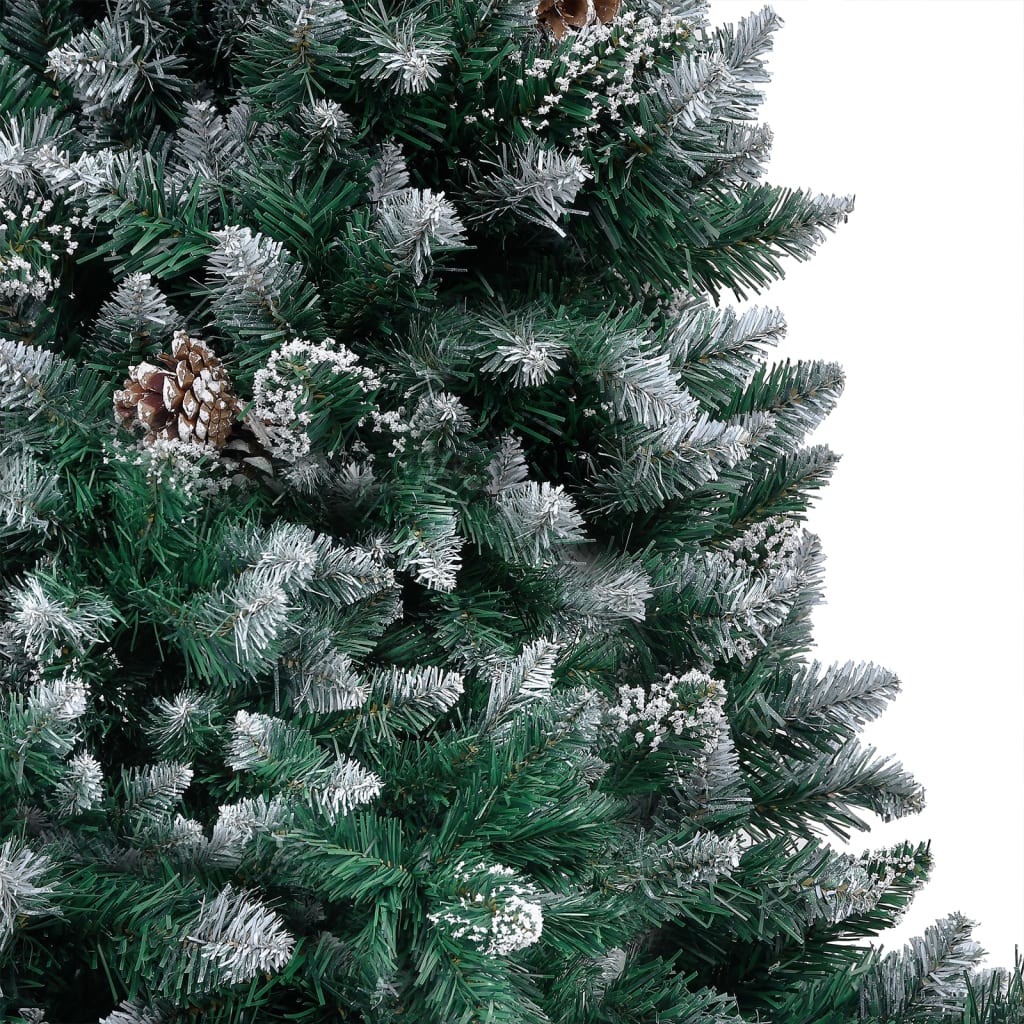 Vidaxl kunstkerstboom avec éclairage balles de Noël pins 180 cm