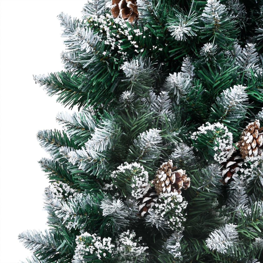 Vidaxl kunstkerstboom avec éclairage balles de Noël pins 210 cm