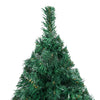 Vidaxl kunstkerstboom avec éclairage et balles de Noël 120 cm en PVC vert