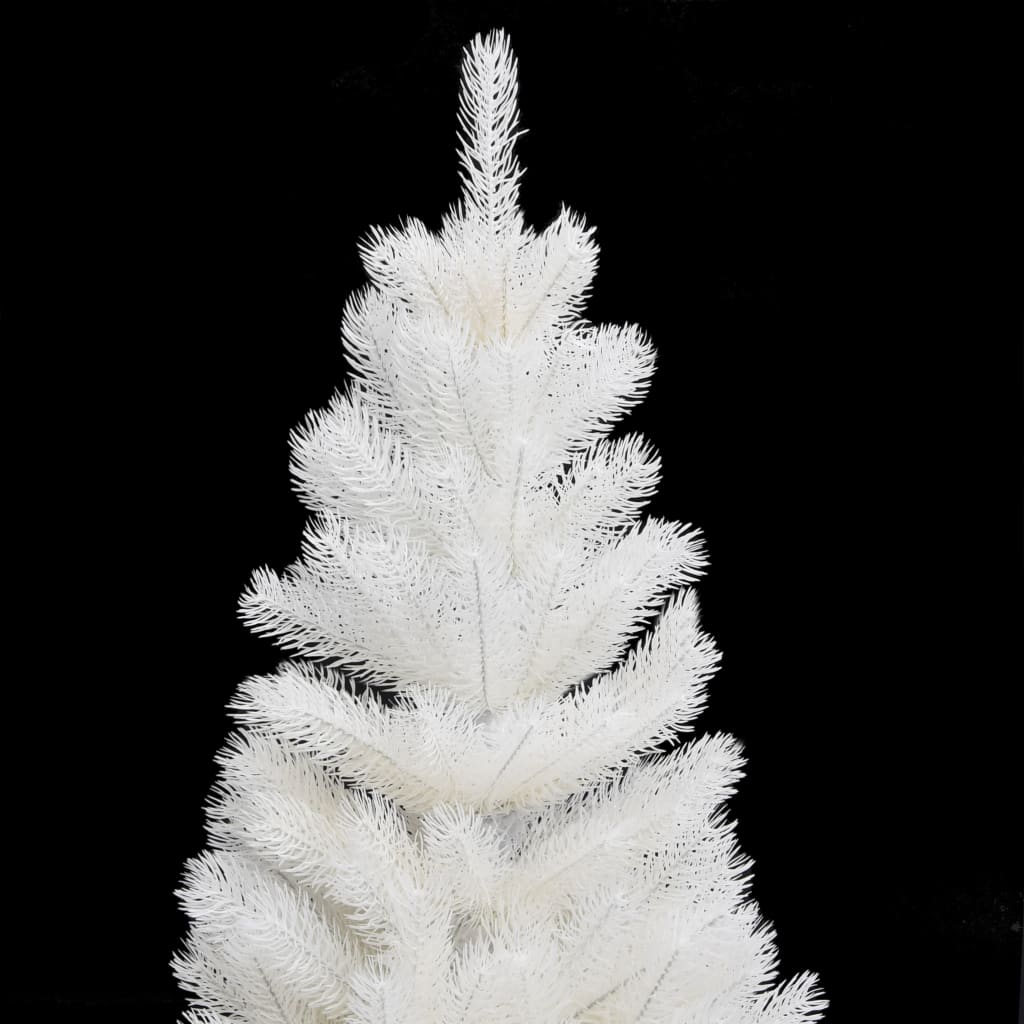 Vidaxl kunstkerstboom avec éclairage et balles de Noël 90 cm blancs