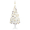 Vidaxl kunstkerstboom avec éclairage et balles de Noël 180 cm blancs