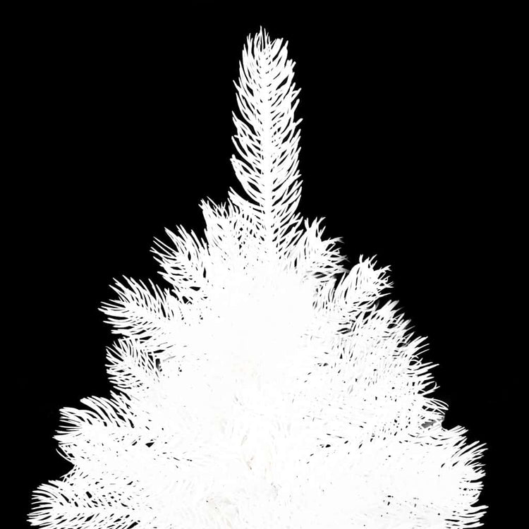 Vidaxl kunstkerstboom avec éclairage et balles de Noël 240 cm blancs