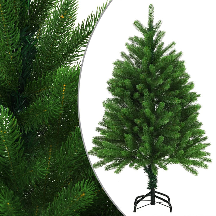Vidaxl Kunstkerstboom avec l'éclairage et les balles de Noël 120 cm verts