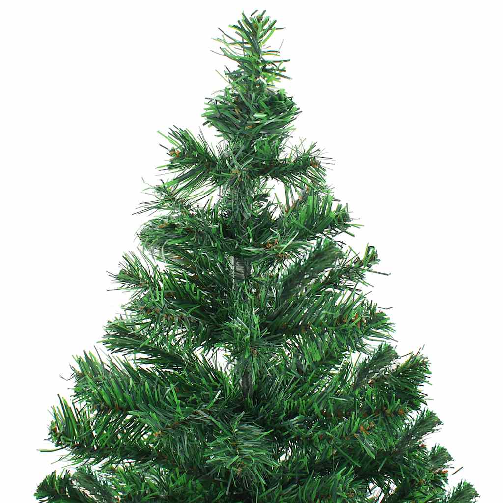 Vidaxl kunstkerstboom avec éclairage et balles de Noël 380 branches 150 cm