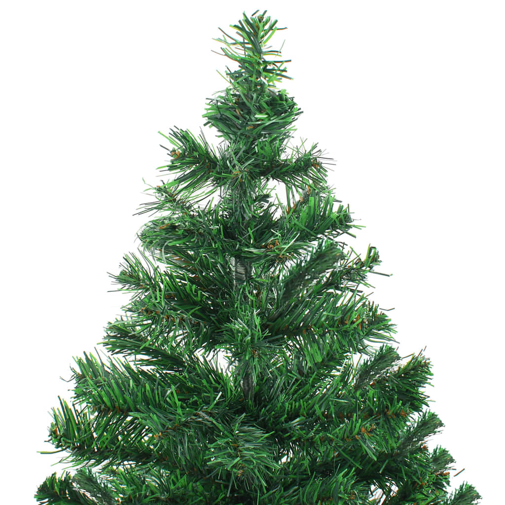Vidaxl kunstkerstboom avec éclairage et balles de Noël 910 branches 210 cm