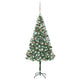 Vidaxl kunstkerstboom avec éclairage balles de Noël pins 180 cm