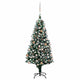 Vidaxl kunstkerstboom avec éclairage balles de Noël pins 180 cm