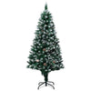 Vidaxl kunstkerstboom avec éclairage balles de Noël pins 210 cm